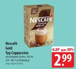 Gold Typ Cappuccino Angebote von Nescafé bei famila Nordost Stralsund für 2,99 €