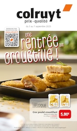 Poulet Angebote im Prospekt "une rentrée qui croustille !" von Colruyt Poulet Angebote im Prospekt "une rentrée qui croustille !" von Colruyt auf Seite 1