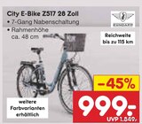 Aktuelle Fahrrad Angebote bei Netto Marken-Discount in Karlsruhe Aktuelles City E-Bike Z517 28 Zoll Angebot bei Netto Marken-Discount in Karlsruhe ab 999,00 €
