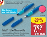 Füller/Tintenroller im Angebot bei ALDI Nord in Hagen Füller/Tintenroller Angebote von Twist bei ALDI Nord Hagen für 7,99 €