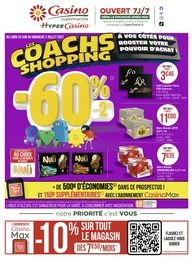 Casino Supermarchés Catalogue "Les coachs shopping", 36 pages, Gennevilliers, 20/06/2022 - 03/07/2022 Casino Supermarchés Catalogue "Les coachs shopping", 36 pages, Gennevilliers, 20/06/2022 - 03/07/2022