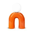 Lampe Pop u, orange, céramique, H.31 cm, G9 - LX FRANCE - LEROY MERLIN Lampe Pop u, orange, céramique, H.31 cm, G9 - LX FRANCE à 24,90 € dans le catalogue LEROY MERLIN