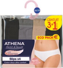 Intermarché Saint-Séries - Lot 3 de slips + 1 offert Promo Lot 3 de slips + 1 offert dans le catalogue Intermarché "La rentrée promotion 2019" à Saint-Séries