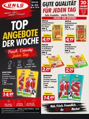 Fleisch im Ünlü Market Prospekt in Gütersloh Aktueller Ünlü Market Prospekt mit Fleisch, "immer Gut, immer Frisch", Seite 4