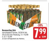 Likör im Angebot bei EDEKA in Görlitz Likör Angebote von Kuemmerling bei EDEKA Görlitz für 7,99 €