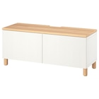 Aktuelles TV-Bank mit Türen weiß Timmerviken/Ullarp/weiß 120x42x50 cm Angebot bei IKEA in Frankfurt (Main) ab 262,00 €