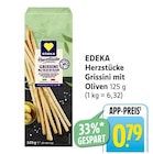 EDEKA Erdmannhausen - Herzstücke Grissini mit Oliven Angebot im Prospekt Herzstücke Grissini mit Oliven bei EDEKA im Erdmannhausen Prospekt für 0,79 €