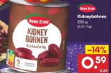 Kidneybohnen Angebote von Beste Ernte bei Netto Marken-Discount Pforzheim für 0,59 €