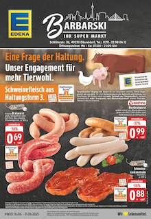 EDEKA Prospekt der Woche "Aktuelle Angebote" Seite 1, 16.06.2025 bis 21.06.2025 für Düsseldorf Aktueller EDEKA Prospekt "Aktuelle Angebote" Seite 1 von 24 Seiten für Düsseldorf