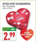 Schokowürfel im Angebot bei Marktkauf in Bochum Schokowürfel Angebote von Ritter Sport bei Marktkauf Bochum für 2,99 €