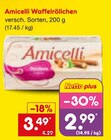 Waffelröllchen Angebote von Amicelli bei Netto Marken-Discount Reutlingen für 2,99 €