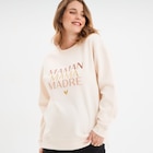 La Halle Bron - Promo Sweat allaitement manches longues beige femme maternité Promo Sweat allaitement manches longues beige femme maternité à 22,99 € dans le catalogue La Halle à Bron