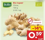 Bio Ingwer bei Netto Marken-Discount im Prospekt "" für 0,59 €