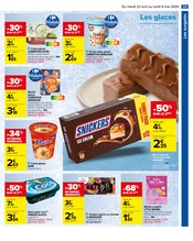 Promos Crème Glacée dans le catalogue "Carrefour" de Carrefour à la page 25