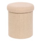 Pouf pliant Jaiko bouclette - Maxi Bazar à Courbevoie Pouf pliant Jaiko bouclette en promo chez Maxi Bazar Courbevoie à 9,99 €