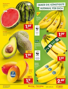Bananen im Netto Marken-Discount Prospekt "Aktuelle Angebote" mit 70 Seiten (Hagen (Stadt der FernUniversität))