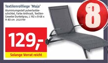 BAUHAUS Bad Nenndorf - Textilenrollliege 'Maja' Textilenrollliege 'Maja' Angebot bei BAUHAUS Bad Nenndorf im Prospekt Handzettel KW 27