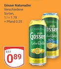 Naturradler im Angebot bei GLOBUS in Koblenz Naturradler Angebote von Gösser bei GLOBUS Koblenz für 0,89 €