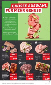 Fleisch im aktuellen Kaufland Prospekt (Wuppertal) Fleisch im Kaufland Prospekt "KNĂśLLER" mit 59 Seiten (Wuppertal)