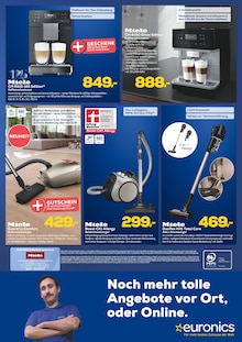 Kaffeevollautomat im EURONICS Prospekt "GENAU RICHTIG. MIELE MACHT'S EINFACH BESSER." mit 4 Seiten (Duisburg)