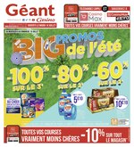 Catalogue Géant Casino à Dijon, avec 28 pages Prospectus Géant Casino à Dijon, "Big promos de l'été", 28 pages, 08/07/2020 - 19/07/2020