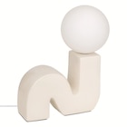Lampe Sibil argile en promo chez Maxi Bazar Lampe Sibil argile dans le catalogue Maxi Bazar