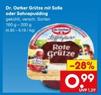 Grütze mit Soße oder Sahnepudding von Dr. Oetker im aktuellen Netto Marken-Discount Prospekt für 0,99 €
