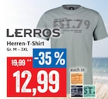 Herren-T-Shirt Angebote von LERROS bei Kaufhaus Stolz Kiel für 12,99 €