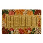 Paillasson hello cosy season en promo chez B&M Paillasson hello cosy season dans le catalogue B&M