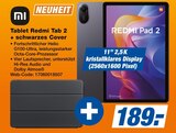 Tablet Redmi Tab 2 + schwarzes Cover im Angebot bei expert in Düren Tablet Redmi Tab 2 + schwarzes Cover Angebote von MI bei expert Düren für 189,00 €