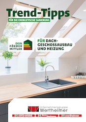 Aktueller E. WERTHEIMER Baumarkt Prospekt in Pforzheim und Umgebung, "Trend-Tipps FÜR DIE ENERGETISCHE SANIERUNG" mit 7 Seiten, 18.10.2024 - 27.10.2024