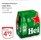Aktuelle Heineken Angebote bei GLOBUS in Oberhausen Aktuelles Premium Lager Angebot bei GLOBUS in Oberhausen ab 4,99 €