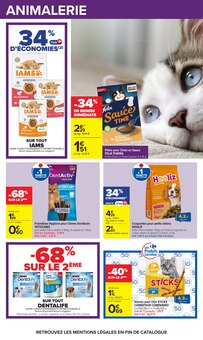 Promotion Alimentation Chat dans le prospectus Carrefour, valable du 06/10/2026 au 19/10/2026 Promo Alimentation Chat dans le catalogue Carrefour du moment à la page 40