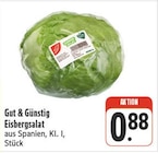 Eisbergsalat bei nah und gut im Theisseil Prospekt für 0,88 €