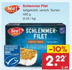 Schlemmer Filet im Angebot bei Netto Marken-Discount in Offenburg Schlemmer Filet Angebote von Sea Gold bei Netto Marken-Discount Offenburg für 2,22 €