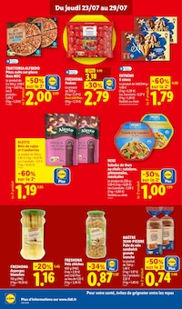 Catalogue Lidl, 23/07/2026 - 29/07/2026, L'ÉTÉ IMBATTABLE, 64 pages Prospectus Lidl en cours, "L'ÉTÉ IMBATTABLE", 64 pages