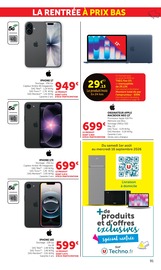 Promos IPhone dans le catalogue "LES PRIX BAS Spécial rentrée" de Hyper U IPhone en promo dans le catalogue Hyper U à la page 91
