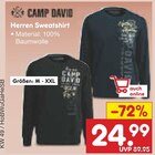 Herren Sweatshirt Angebote von Camp David bei Netto Marken-Discount Hamm für 24,99 €
