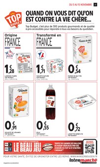 Promotion Lardons Fumés dans le prospectus Intermarché Super, valable du 03/11/2026 au 15/11/2026 Promo Lardons Fumés dans le catalogue Intermarché Super du moment à la page 21