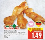 Hähnchenspieße von Bauern Gut für 1,49 € bei E center im Angebot Hähnchenspieße von Bauern Gut im aktuellen E center Prospekt