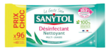 lingettes x96 - SANYTOL à 1,98 € dans le catalogue B&M