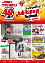 Die Möbelfundgrube Prospekt "Unser größter Jubiläumsverkauf aller Zeiten! ", 20 Seiten, für Bexbach, 16.10.2019 - 27.10.2019 Die Möbelfundgrube Prospekt "Unser größter Jubiläumsverkauf aller Zeiten! ", 20 Seiten, für Bexbach, 16.10.2019 - 27.10.2019