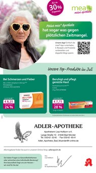 Aktueller mea - meine apotheke Prospekt "Unsere Juli-Angebote" für Bad Münder (Deister) Aktueller mea - meine apotheke Prospekt für Bad Münder (Deister) mit Seiten