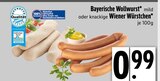 Bayerische Wollwurst oder knackige Wiener Würstchen bei E xpress im Rottach-Egern Prospekt für 0,99 €