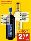 Aktuelles Merlot oder Chardonnay Angebot bei Netto Marken-Discount in Düsseldorf ab 2,99 €