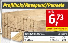 BAUHAUS Zülpich - Rauspund Fichte/Tanne Rauspund Fichte/Tanne Angebot bei BAUHAUS Zülpich im Prospekt "Handzettel KW 32"