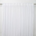 Voilage GoodHome Kymbe blanc L. 280 x H. 260 cm - GoodHome dans le catalogue Castorama