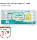 Feuchttücher Aqua Soft Touch im Angebot bei GLOBUS in Neubrandenburg Feuchttücher Aqua Soft Touch Angebote von Pampers bei GLOBUS Neubrandenburg für 1,79 €