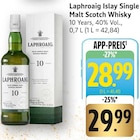 Islay Single Malt Scotch Whisky 10 Years Angebote von Laphroaig bei E center Tübingen für 28,99 €