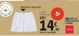 Short ou pantalon bio femme - TISSAIA en promo à 14,95 € chez E.Leclerc Short ou pantalon bio femme - TISSAIA dans le catalogue E.Leclerc